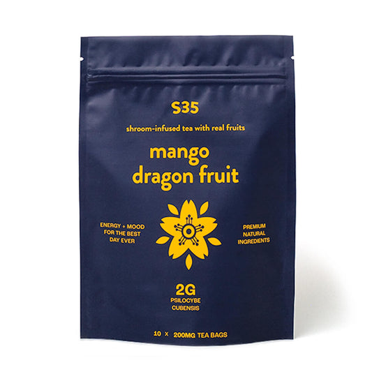 Shroom-Infused Tea Mango Dragon Fruit 200mg